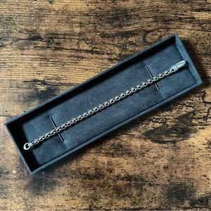 David Yurman Wheat Chain Bracelet in Sterling Silver - 6mm - Medium